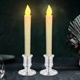 thumbnail image 2 of Candelabros electrónicos de plástico, candelabros para mesa de cena, decoraciones, 12 Uds., 2 of 6