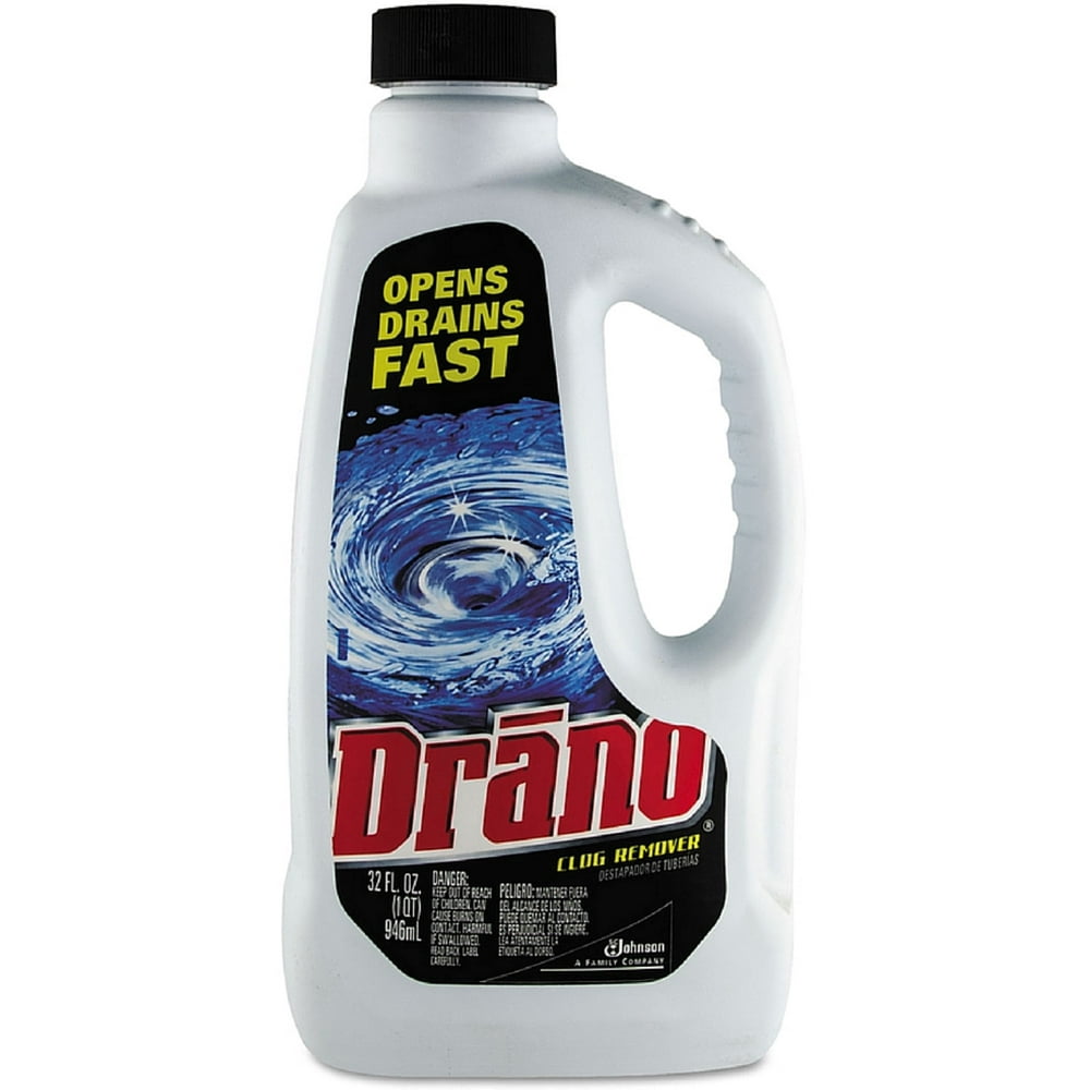2 Pack Drano Liquid Clog Remover Drain Cleaner 32 oz