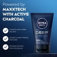 thumbnail image 2 of NIVEA MEN Deep Face & Beard Wash, MAXXTECH Charcoal Face Wash, 100mL, 2 of 6