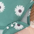 thumbnail image 7 of Baby Onesies Girl Baby Girl Clothes Daisy Print Fly Sleeve Romper Ruffle Bloomer Shorts Headband Set Infant Summer Outfits, 7 of 7