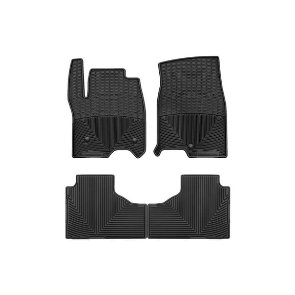 WeatherTech All-Weather Floor Mats compatible with Escalade-V, Yukon XL, Yukon, Escalade ESV, Escalade, Tahoe - 1st & 2nd Row, Black