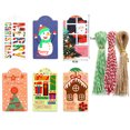thumbnail image 3 of 1 Ensemble Étiquette Cadeau de Noël Chic Étiquette Suspendue Sûre Étiquette de Note, 3 of 6