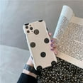 thumbnail image 2 of Kawaii Cute Black Spot Soft Phone Case Compatible with iPhone Case (White,iPhone 12), 2 of 6