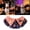 A, variant on Ailezt Halloween Decor Halloween Cape Collar Bandana Black O' Print Neck Scarf With Lapel 3D & Bat Resin Pins Adjustable Collar For Cats Small Trick Or Party Photo