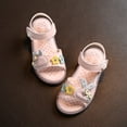 thumbnail image 4 of UTTOASFAY Toddler Shoes Toddler Infant Kids Baby Girls Cute Shoes Soft Princess Shoes Beach Sandals Beige 2-2.5Years, 4 of 7