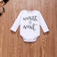thumbnail image 4 of Canrulo Newborn Infant Baby Boy Little Brother Long Sleeve Romper Pants Outfits Clothes, 4 of 6