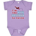 thumbnail image 3 of Inktastic I'm the Big Brother to Twins. Boys Baby Bodysuit, 3 of 5