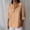 Orange, variant on 3/4 Sleeve Button Down Shirts for Women Gingham Plaid Striped Tops V Neck Casual Trendy Loose Blouses Blue