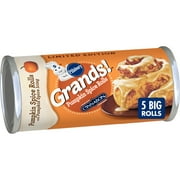 Pillsbury Grands! Limited Edition Pumpkin Spice Rolls and Icing, 5 Big Rolls, 17.5 oz