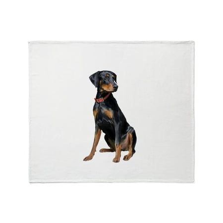 CafePress - Doberman (Nat1) Throw Blanket - Soft Fleece Throw Blanket 50 x60 for All Ages