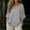 01 Gray, variant on Fewfanhot Women's Clothing Split Open Back Crew Neck T Shirt Cut Out Short Sleeve Tee Tops