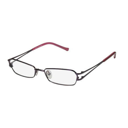 New Thalia Inteligente Womens/Ladies Designer Full-Rim Purple / Plum Frame Demo Lenses 47-15-130 Eyeglasses/Eye Glasses