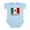 Sky Blue, variant on CafePress - Mexican Flag Infant Bodysuit - Baby Light Bodysuit, Size Newborn - 24 Months