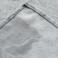 thumbnail image 5 of Dainty Home Floral Park 3D Floral Textured Weaved Lurex Floral Designed Fabric Shower Curtain 70"W x 72"L in Silver, 5 of 6