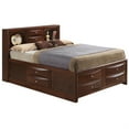 thumbnail image 2 of Passion Furniture Marilla Cherry Queen Panel Beds, PF-G1550G-QSB3, 2 of 3