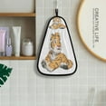 thumbnail image 4 of Hanging Hand Towels For Kitchen Bathroom Home Decor Lightweight Tiger Cub Seamless Illustration, 4 of 6