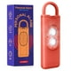 thumbnail image 1 of Llavero de alarma de defensa propia de 130dB, luz estroboscópica LED, alarma anti violación de alto decibelio, naranja, 1 of 5