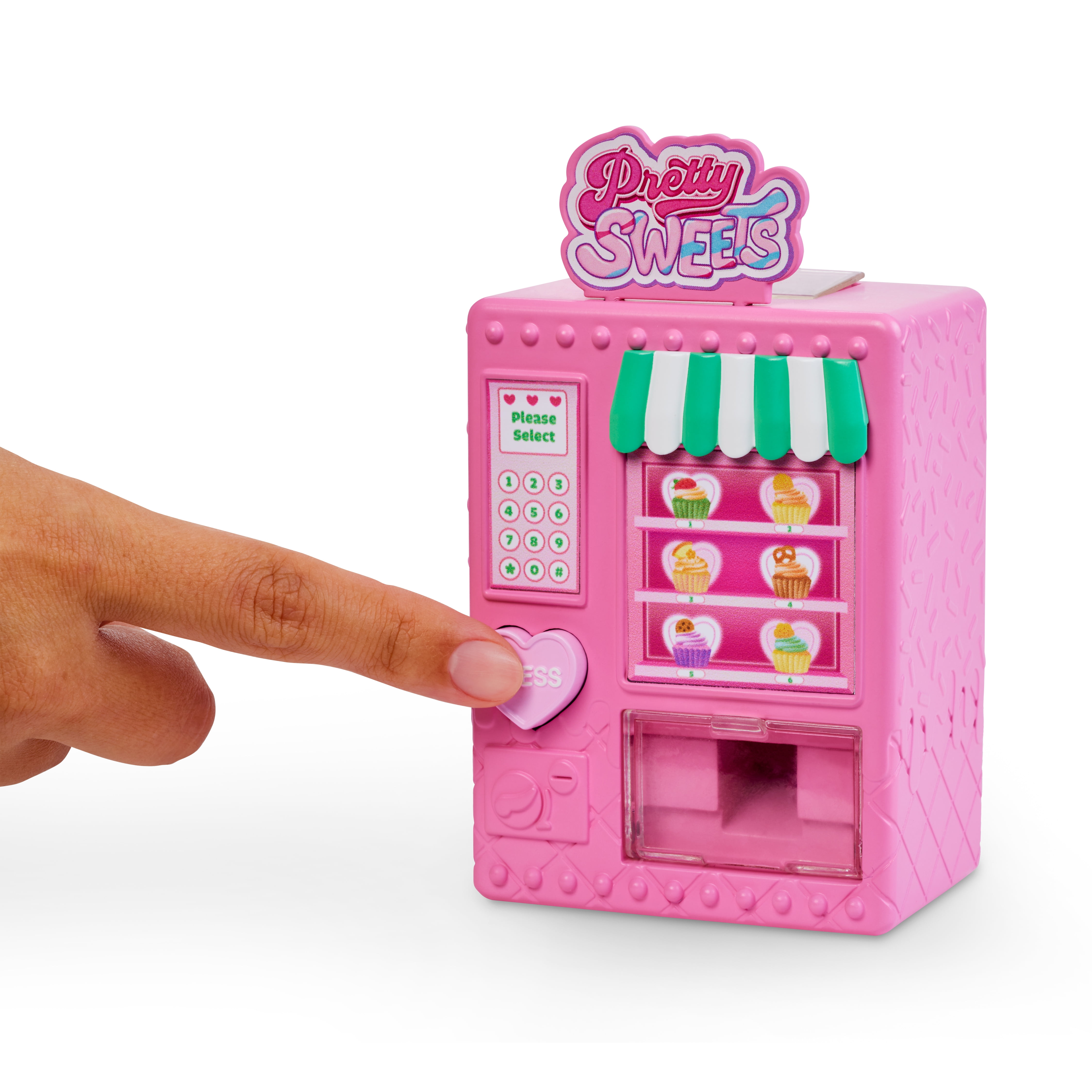 Pretty Sweets Chloe Cupcake 5-inch Doll & Vending Machine Playset, Children Ages 3+