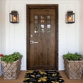 thumbnail image 6 of Haiem Hohey Bee Golden Embroidery Front Door Mat Indoor Outdoor Entrance, Waterproof All-Season, All-Weather Doormat, Durable Flannel Fabric, Fade Resistant, Low Profile, 16x24in, 6 of 9