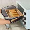 thumbnail image 6 of Pofeuu Forest Panda Print Silicone Pot Mat Mitten With Hanging Loop Heat Resistant Oven Mitts Non-Slip Bbq Baking Smoking Potholders, 6 of 7
