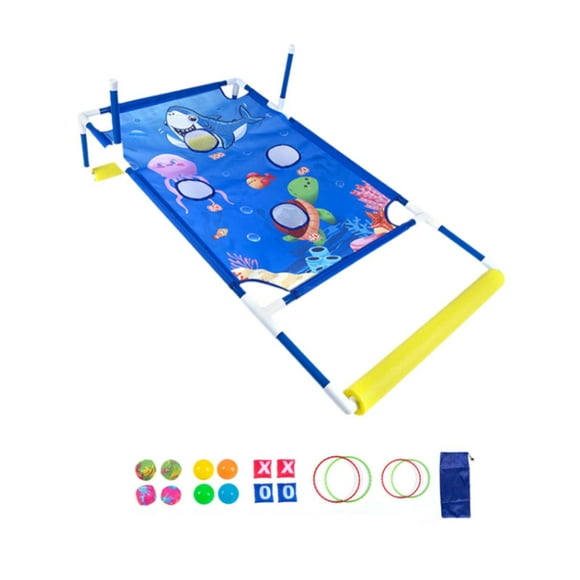 kusrkot Pool Bean Sandbag Toss Game Funny Outside Yard Lawn Game for Pool Boys and Girls