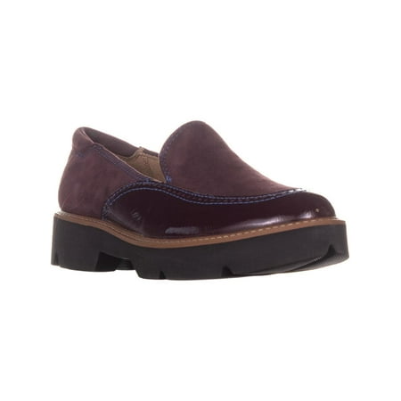 Womens Naturalizer Lark Slip On Platform Loafers, Huckleberry