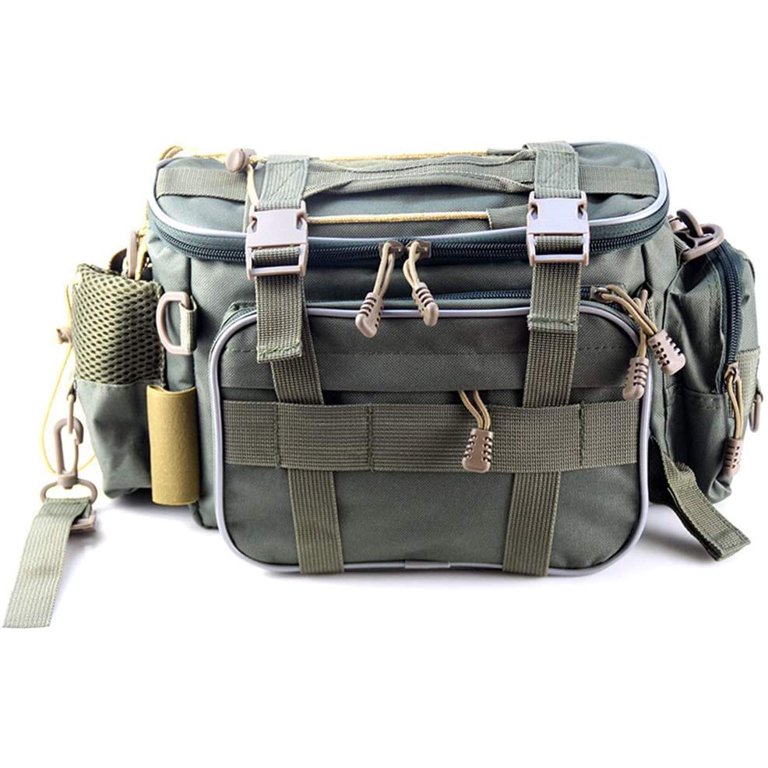 XUANYI Multifunctional Waterproof Fishing Bag Outdoor Sports Waist Pack Fishing  Gear Storage Bag Capes Bag Army Green 