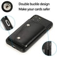 thumbnail image 4 of for iPhone 11 Pro Card Holder Case with Neck Strap Crossbody Chain Handbag Wrist Strap Protective Cover with Credit Card Holder Slot PU Leather Wallet Case for iPhone 11 Pro Black, 4 of 9