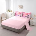 thumbnail image 5 of Erosebridal Cute Mermaid Pattern 7pcs Bedding Comforter Set,Ocean Life Sea Animal Queen Bedding Sets For Girls Teens,Reversible, 5 of 7