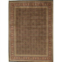 Pasargad Home Baku Collection Hand-Knotted Lamb's Wool Area Rug  5'11" X 6' 2"