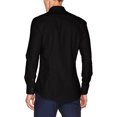 thumbnail image 2 of Kustom Kit - Camisa de trabajo Oxford manga larga ajuste entallado hombre caballero (Negro), 2 of 2