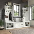 thumbnail image 2 of Pemberly Row Entryway Storage Set with Doors in White Ash - Engineered Wood, 2 of 7