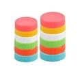 thumbnail image 7 of Plastic Mason Jar Lid Regular and Wide Mouth Mason Canning Jar Top Food Storage 12 Pack Assorted Color, 7 of 7