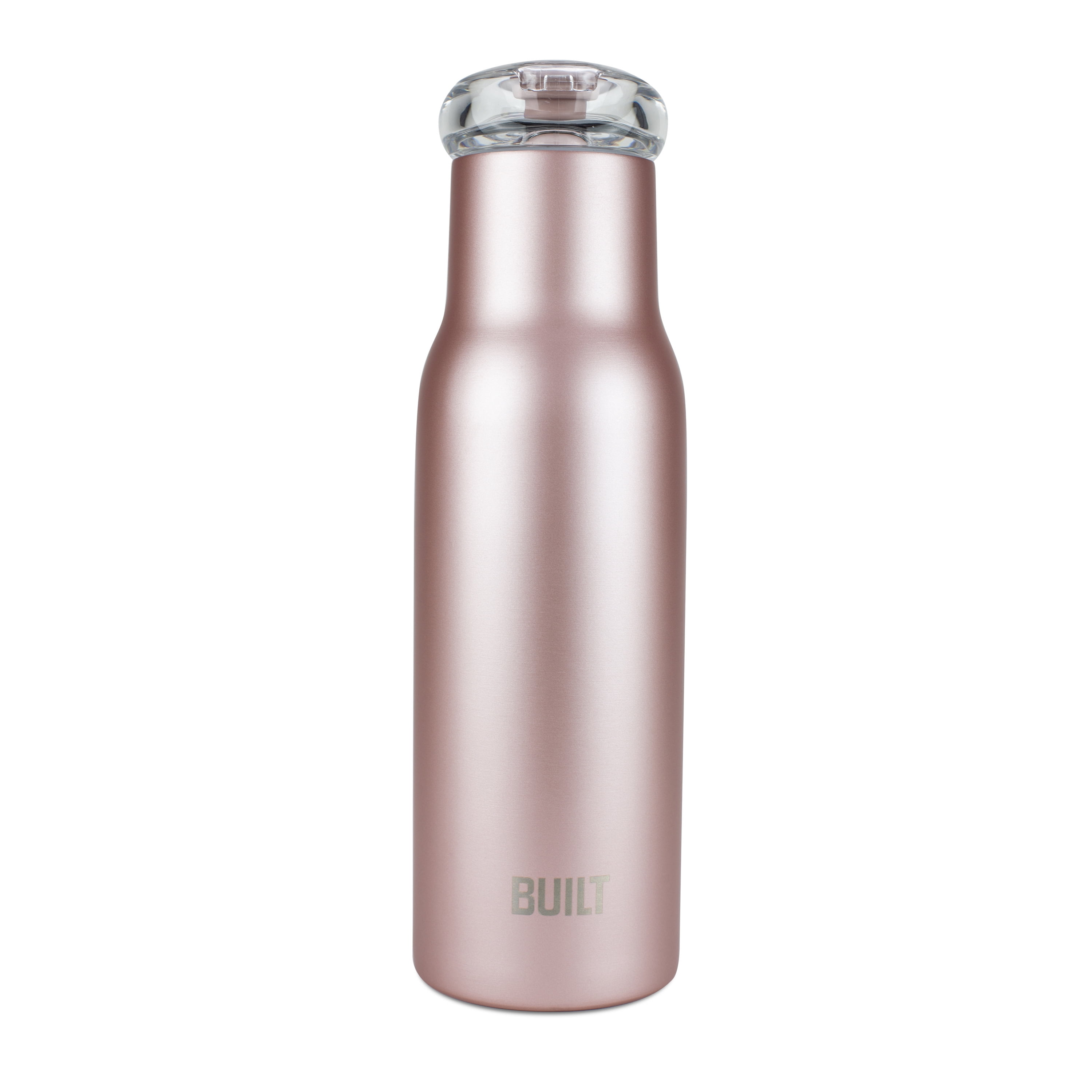 Built Double Wall Stainless Steel 18-Ounce bottle, 18-Ounce, Rose Gold