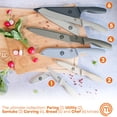 thumbnail image 2 of Set de Cuchillos de Cocina MasterChef 6 Piezas con Hojas de Acero Inoxidable, 2 of 7