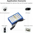 thumbnail image 4 of 12V Battery Rechargeable Pack with Charger Battery DC12300 3000mAh for Powering The System Devices Like Bluetooth CCTV Camera Led Light Strip and More,Backup, 4 of 7
