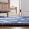 thumbnail image 6 of Safavieh Dip Dye Calanthe Geometric Wool Area Rug, Navy/Ivory, 6' x 9', 6 of 13