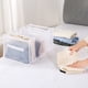 thumbnail image 4 of Organizador de guardarropa lavable de 3 uds, caja de almacenamiento con compartimento para ropa visible plegable, organizador de cajón de armario, caja divisora de malla, 7 rejillas, 4 of 5