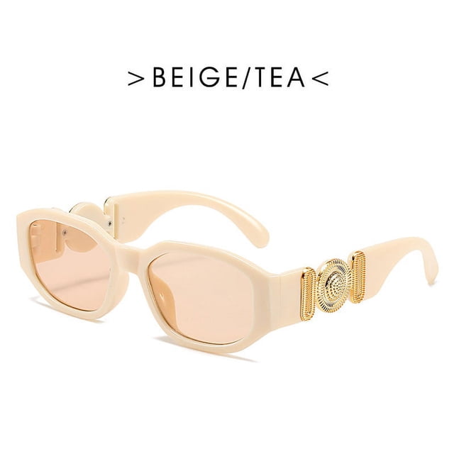 Typpkmm Vintage Square Small Frame Sunglasses Men Women Rectangle Brand Design Fashion Square Sun Glasses Shades Vintage Glasses