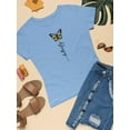 thumbnail image 3 of Butterfly Design T-Shirt Women -Image by Shutterstock, Female Large, 3 of 4