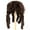 Brown Black, variant on Monique Synthetic Mohair Light Peach Blonde Breanna Doll Wig