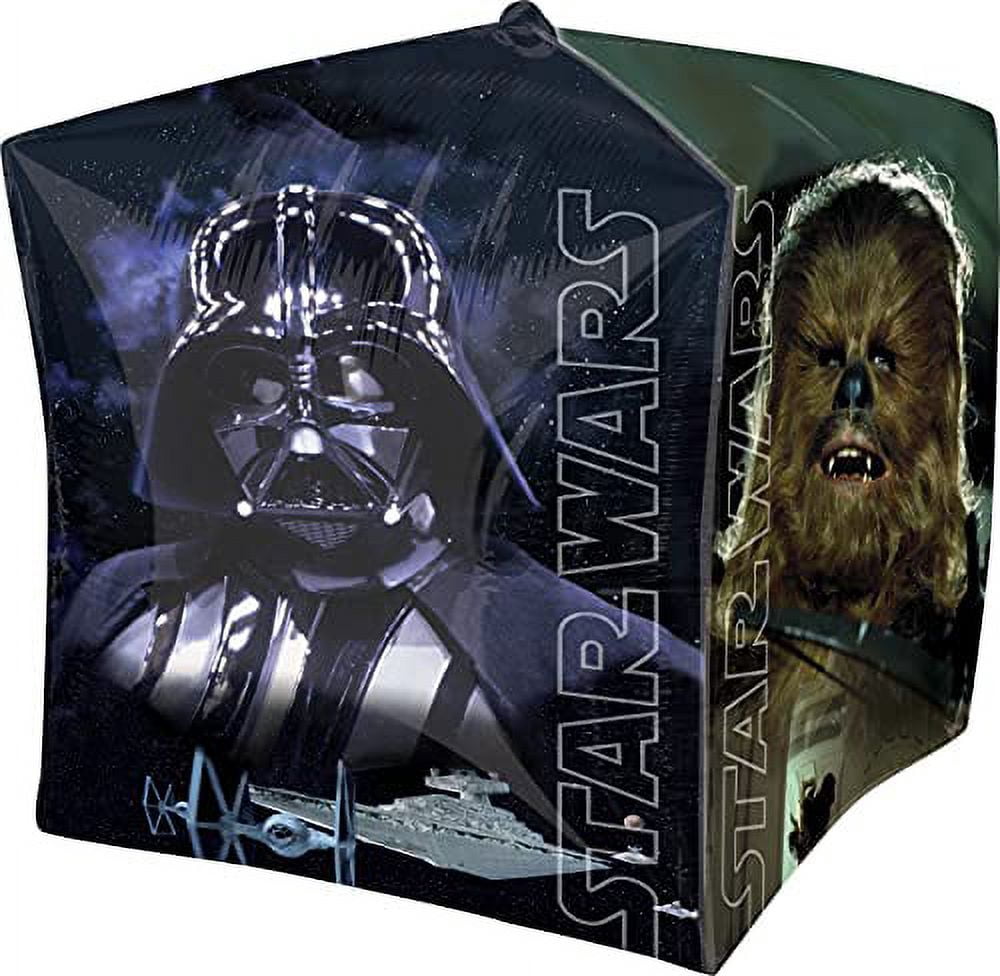 Star Wars Birthday Party Supplies Cubez, Star Ship and Darth Vader Balloon Bouquet Decorations