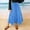 Blue, variant on Tqcoqu Women's Long High Waist Maxi Skirts Summer Casual Elegant A Line Flowy Skirts,White,Women's S-XXL