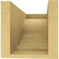 thumbnail image 4 of 6"W x 12"D x 6"H Wide Van Buren Rough Cedar Woodgrain TimberThane Corbel, Primed Tan, 4 of 6