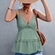 thumbnail image 2 of Camiseta sin mangas de verano con tirantes y cuello en V profundo sin espalda informal y transpirable para mujer, 2 of 6