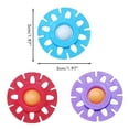 thumbnail image 3 of Bubble Snowflake Building Block Toy Juguetes Educativos Autismo Necesidades Especiales Stress Reliever Silicona Descompresión Juguetes Para Niños Y Adultos 100Pcs Press Yuarrent FN006511-00, 3 of 6