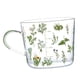 thumbnail image 5 of Taza de vidrio con estampado transparente grande para el hogar, con escala, taza de café de 500ml, tazas de leche, jugo para desayuno, boda, Navidad, 5 of 8