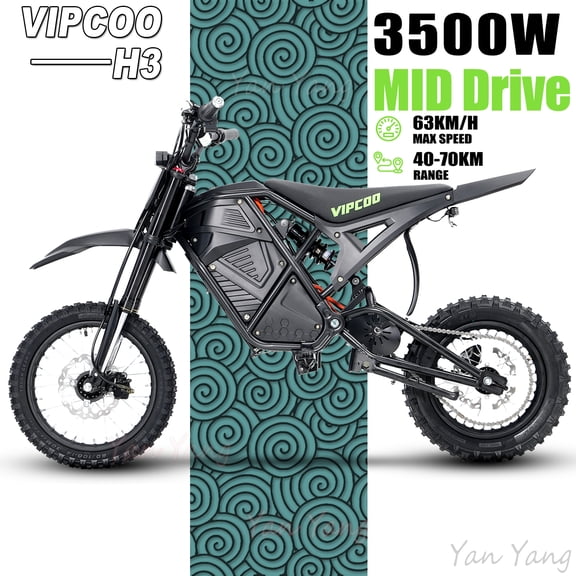 Electric Fat Tire Bike for Adults, 3500W Motor Ebike, Max 40 MPH 14"x4.0 Off-Road Mountain Electric Bicycle, 48V 23AH, UL2849