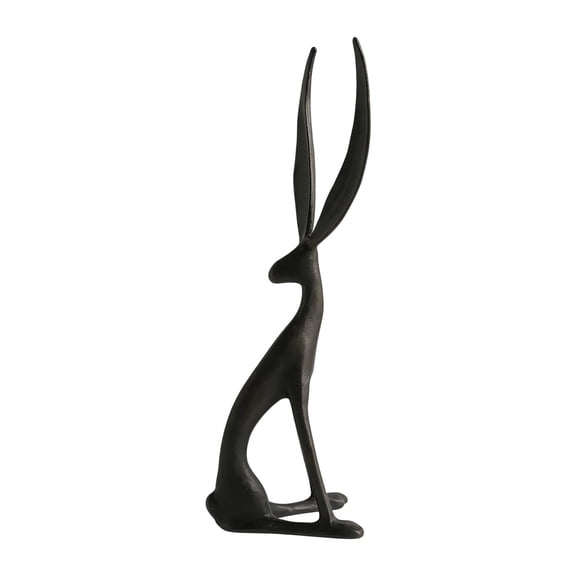 Easter Sculpted Bunny Candle Holder, Easter Decoration Rabbit Ornaments Spring Courtyard Lawn Garden Tabletop Sculpture, Bunnies Decoration for Easter