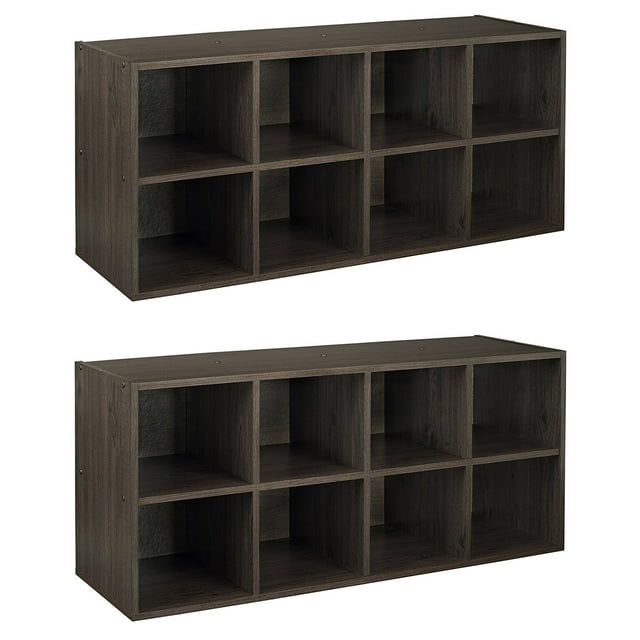 ClosetMaid 5081 Poste de Rangement pour Chaussures de Garde-Robe à 8 Boîtes, Espresso (Lot de 2)
